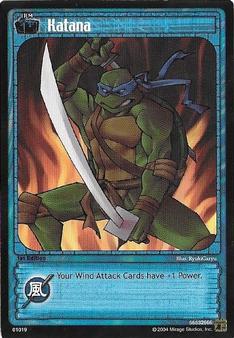 2004 Konami Teenage Mutant Ninja Turtles #01019 Katana Front