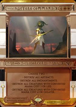 2017 Magic the Gathering Amonkhet - Invocations #1 Austere Command Front