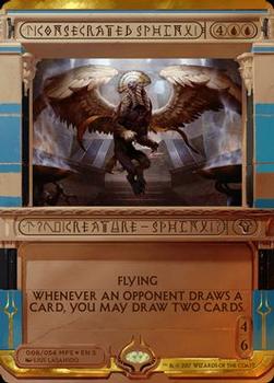 2017 Magic the Gathering Amonkhet - Invocations #8 Consecrated Sphinx Front