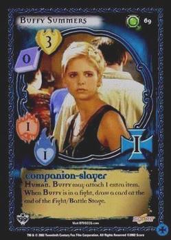 2002 Score Buffy The Vampire Slayer CCG: Class of '99 #69 Buffy Summers Front
