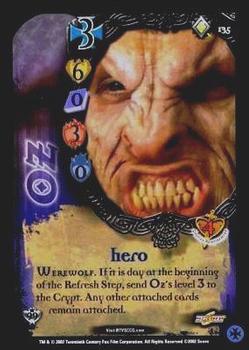 2002 Score Buffy The Vampire Slayer CCG: Class of '99 #135 Oz Front