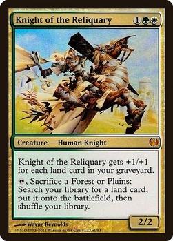 2011 Magic the Gathering Duel Decks: Knights vs. Dragons #1 Knight of the Reliquary Front