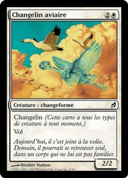 2007 Magic the Gathering Lorwyn French #4 Changelin aviaire Front