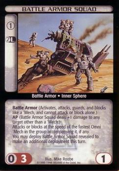 1998 Battletech Arsenal #NNO Battle Armor Squad Front