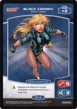2017 Panini MetaX Justice League Trading Card Game #C3-JL Black Canary – Dinah Lance Front