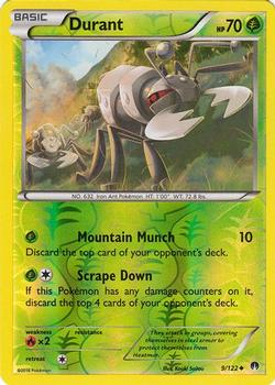 2016 Pokemon XY BREAKpoint - Reverse-Holos #9/122 Durant Front