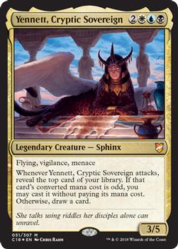 2018 Magic the Gathering Commander 2018 #51 Yennett, Cryptic Sovereign Front
