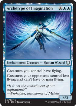 2018 Magic the Gathering Commander 2018 #81 Archetype of Imagination Front