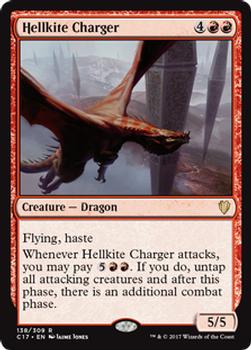 2017 Magic the Gathering Commander 2017 #138 Hellkite Charger Front