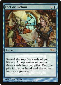 2005 Magic the Gathering Friday Night Magic Promos 2005 #6 Fact or Fiction Front