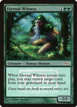 2008 Magic the Gathering Friday Night Magic Promos #3 Eternal Witness Front