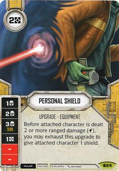 2017 Fantasy Flight Games Star Wars Destiny Spirit of Rebellion #24 Personal Shield Front