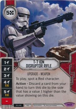 2017 Fantasy Flight Games Star Wars Destiny Empire at War #7 T-7 Ion Disruptor Rifle Front