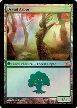 2012 Magic the Gathering From the Vault: Realms #5 Dryad Arbor Front