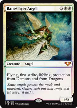 2015 Magic the Gathering From the Vault: Angels #006 Baneslayer Angel Front