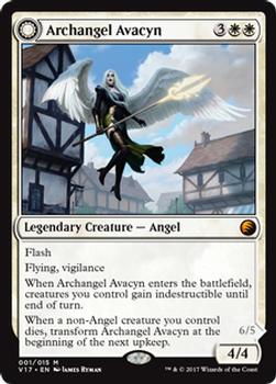 2017 Magic the Gathering From the Vault: Transform #001 Archangel Avacyn / Avacyn, the Purifier Front