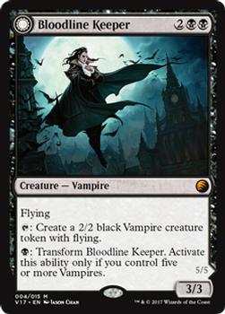 2017 Magic the Gathering From the Vault: Transform #004 Bloodline Keeper / Lord of Lineage Front