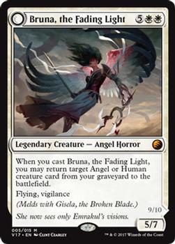 2017 Magic the Gathering From the Vault: Transform #005 Bruna, the Fading Light / lower half of Brisela, Voice of Nightmares Front