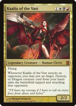2012 Magic the Gathering Commander's Arsenal #9 Kaalia of the Vast Front