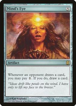 2012 Magic the Gathering Commander's Arsenal #13 Mind's Eye Front