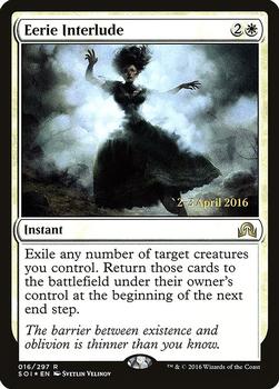 2016 Magic the Gathering Shadows over Innistrad - Prerelease Promos #16 Eerie Interlude Front