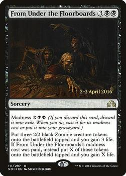 2016 Magic the Gathering Shadows over Innistrad - Prerelease Promos #111 From Under the Floorboards Front