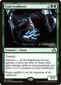 2016 Magic the Gathering Shadows over Innistrad - Prerelease Promos #230 Soul Swallower Front