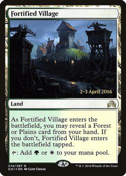 2016 Magic the Gathering Shadows over Innistrad - Prerelease Promos #274 Fortified Village Front