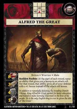 2005 Anachronism - Set 2 #1 Alfred the Great Front