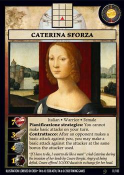 2008 Anachronism Set 9 #1 Caterina Sforza Front
