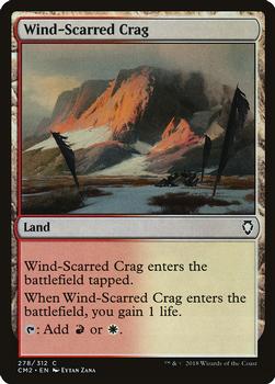 2018 Magic the Gathering Commander Anthology Volume II #278 Wind-Scarred Crag Front