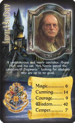 2005 Top Trumps Specials Harry Potter and the Prisoner of Azkaban #NNO Argus Filch Front