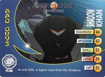 2003 API Jackie Chan Adventures - Demon Vortex #21 As one falls, a legion rises from the shadows. Front