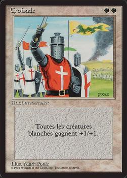 1994 Magic the Gathering Revised Edition French (Foreign Black Border) #NNO Croisade Front