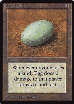 1993 Magic the Gathering Collectors’ Edition #NNO Dingus Egg Front