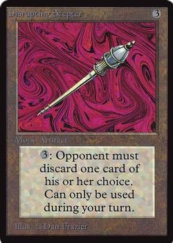 1993 Magic the Gathering Collectors’ Edition #NNO Disrupting Scepter Front