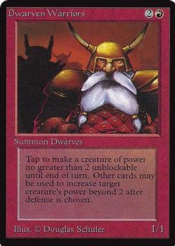 1993 Magic the Gathering Collectors’ Edition #NNO Dwarven Warriors Front