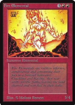 1993 Magic the Gathering Collectors’ Edition #NNO Fire Elemental Front