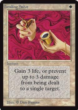 1993 Magic the Gathering Collectors’ Edition #NNO Healing Salve Front