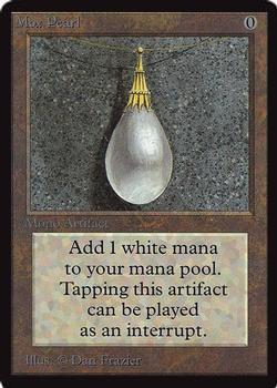1993 Magic the Gathering Collectors’ Edition #NNO Mox Pearl Front