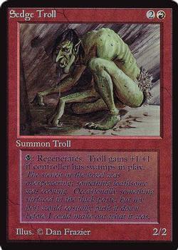 1993 Magic the Gathering Collectors’ Edition #NNO Sedge Troll Front