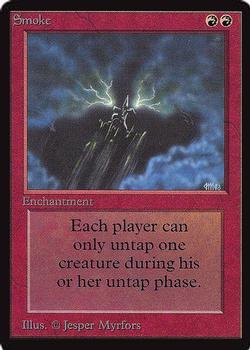 1993 Magic the Gathering Collectors’ Edition #NNO Smoke Front