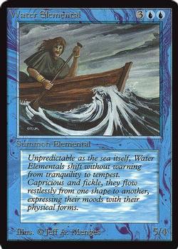 1993 Magic the Gathering Collectors’ Edition #NNO Water Elemental Front