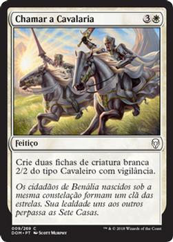 2018 Magic the Gathering Dominaria Portuguese #9 Chamar a Cavalaria Front