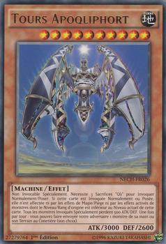 2014 Yu-Gi-Oh! The New Challengers French 1st Edition #NECH-FR026 Tours Apoqliphort Front
