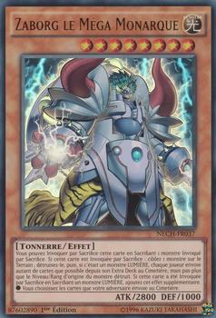 2014 Yu-Gi-Oh! The New Challengers French 1st Edition #NECH-FR037 Zaborg le Méga Monarque Front