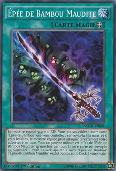 2014 Yu-Gi-Oh! The New Challengers French 1st Edition #NECH-FR068 Épée de Bambou Maudite Front