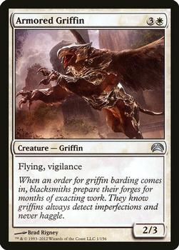2012 Magic the Gathering Planechase 2012 #1 Armored Griffin Front