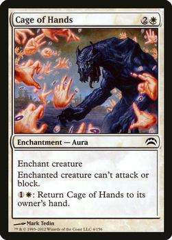 2012 Magic the Gathering Planechase 2012 #4 Cage of Hands Front