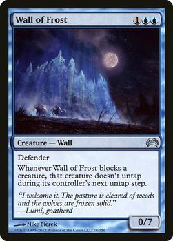 2012 Magic the Gathering Planechase 2012 #28 Wall of Frost Front